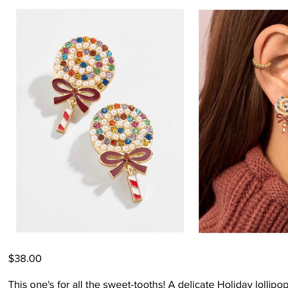 Baublebar 🍭 Lollipop 🍭 Christmas 🎄Earrings 🎅🏻
